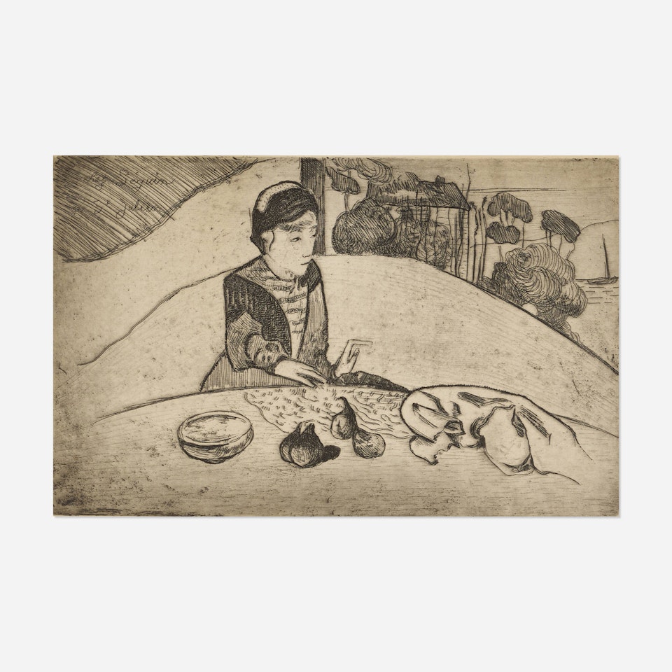 La femme aux figues (from the Germinal portfolio) by After Paul Gauguin