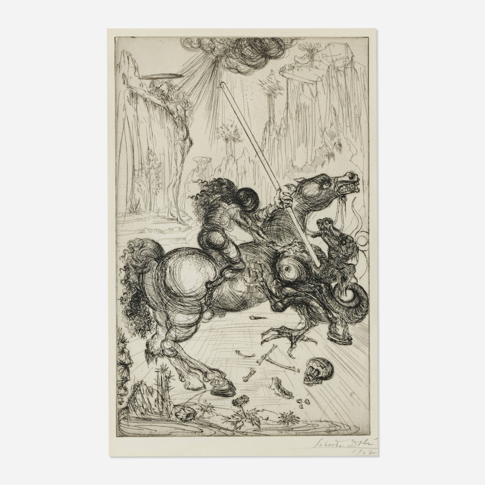 St. George and the Dragon by Salvador Dali