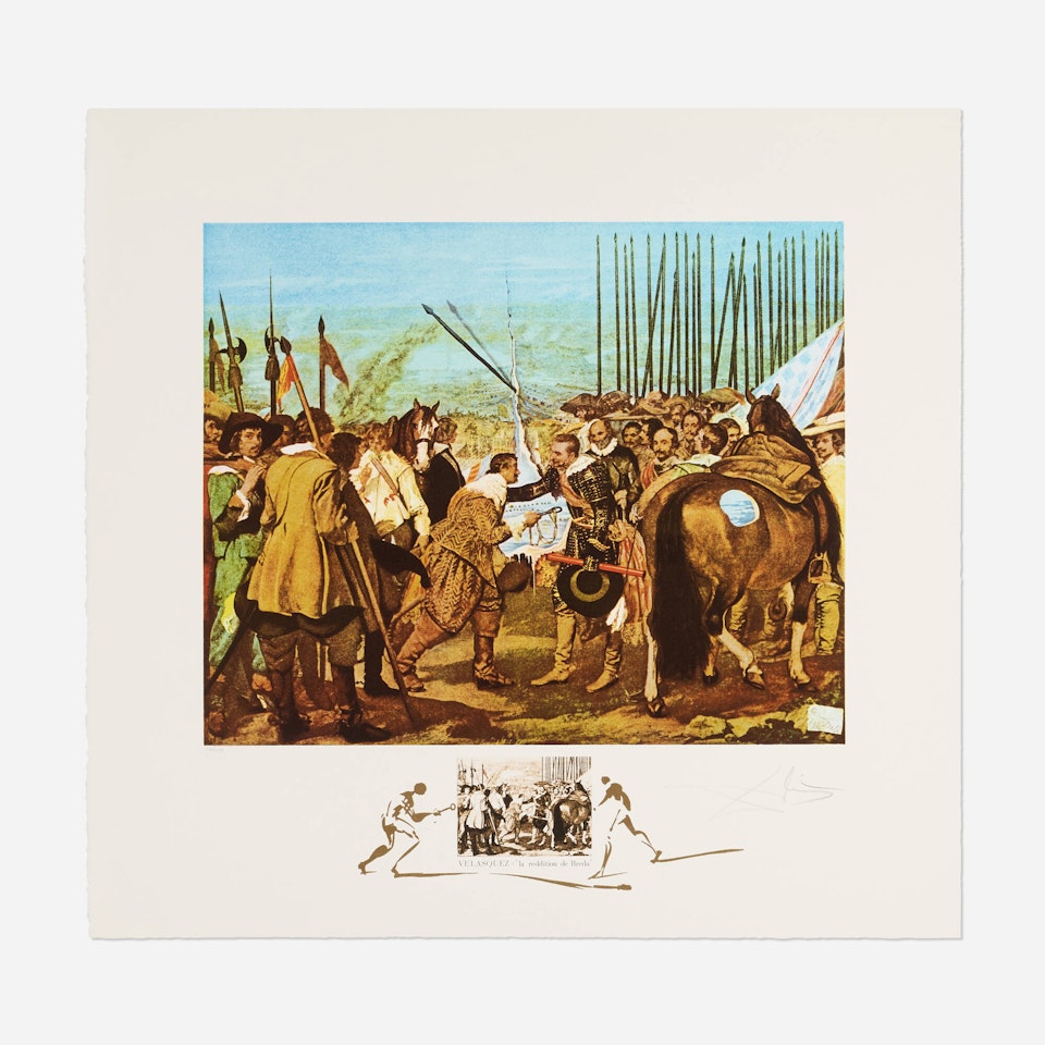 Velázquez - La reddition de Breda (from the Changes in Great Masterpieces portfolio) by Salvador Dali