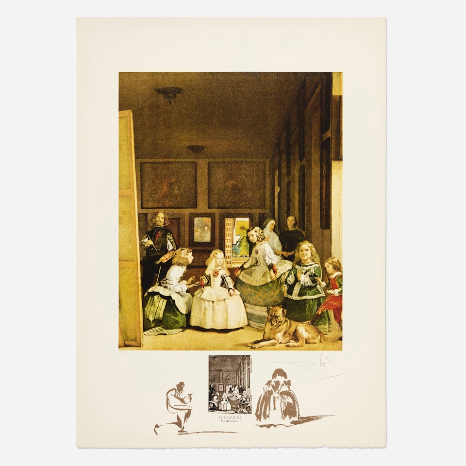 Velázquez - Les ménines (from the Changes in Great Masterpieces portfolio) by Salvador Dali
