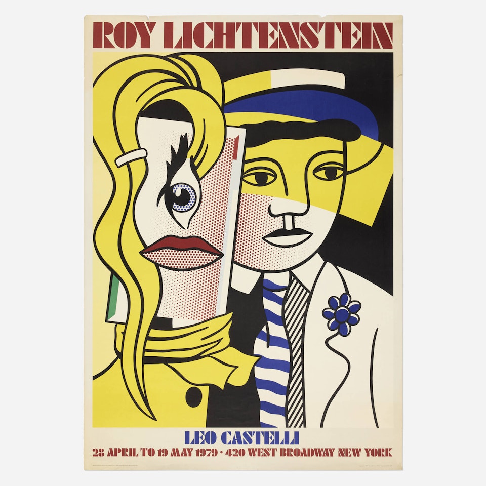 exhibition poster by Roy Lichtenstein