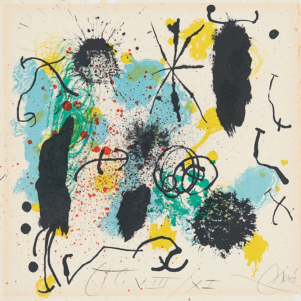 Aus: Je travaille comme un Jardinier. by Joan Miró