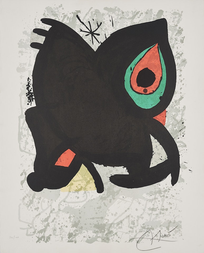 Poster for the Exhibition "Joan Miró" Grand Palais, Paris by Joan Miró