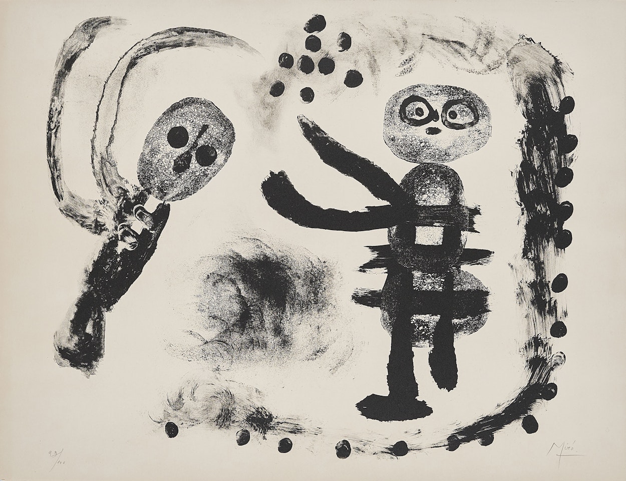 Petite fille au bois by Joan Miró