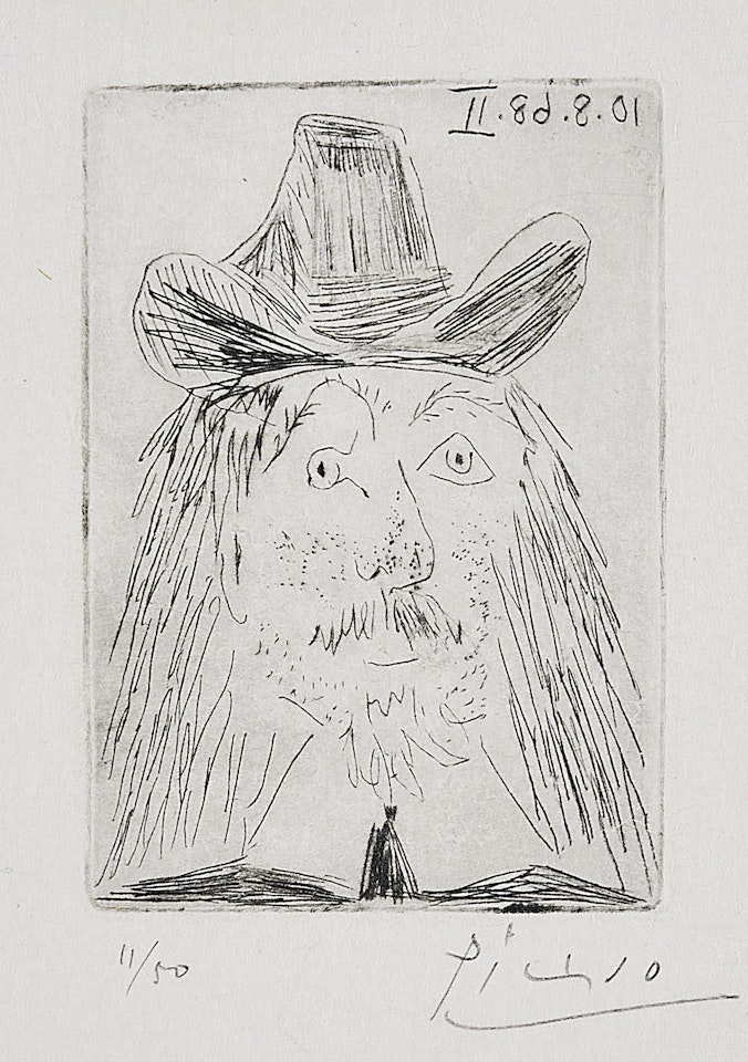 Portrait d"un Bourgeois hollandais. by Pablo Picasso