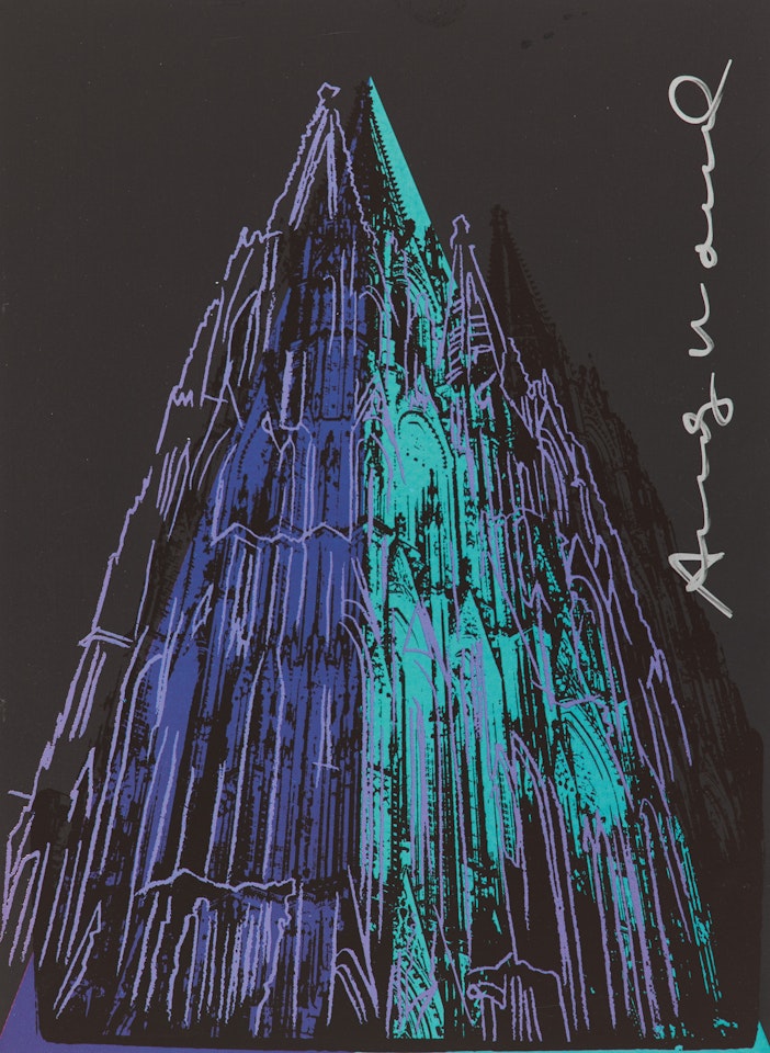 Cologne Cathedral (Cards). by Andy Warhol