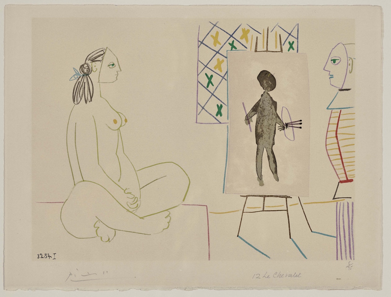 Le Chevalet by Pablo Picasso