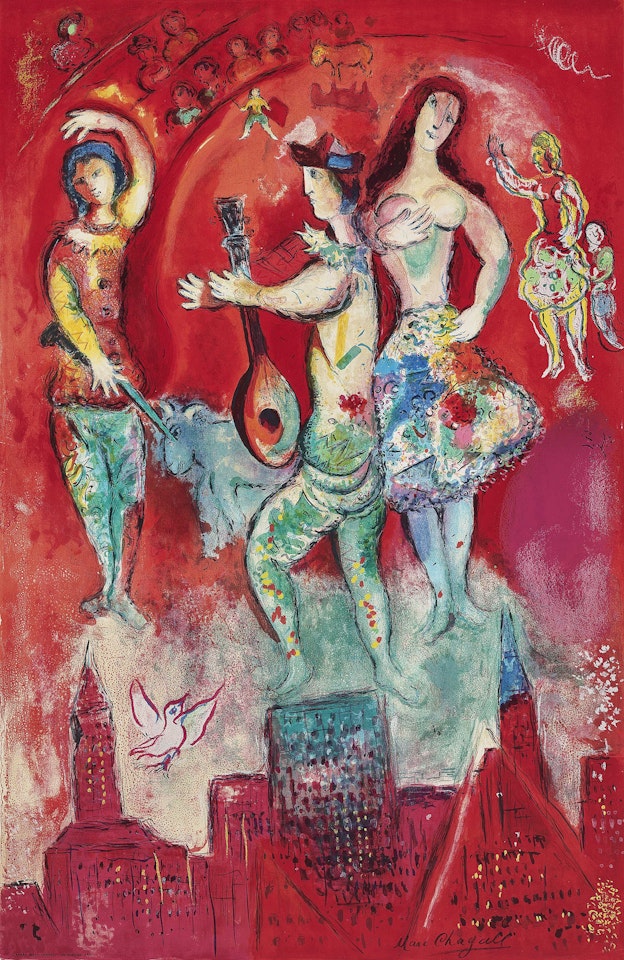Carmen (2. Etat) by Marc Chagall