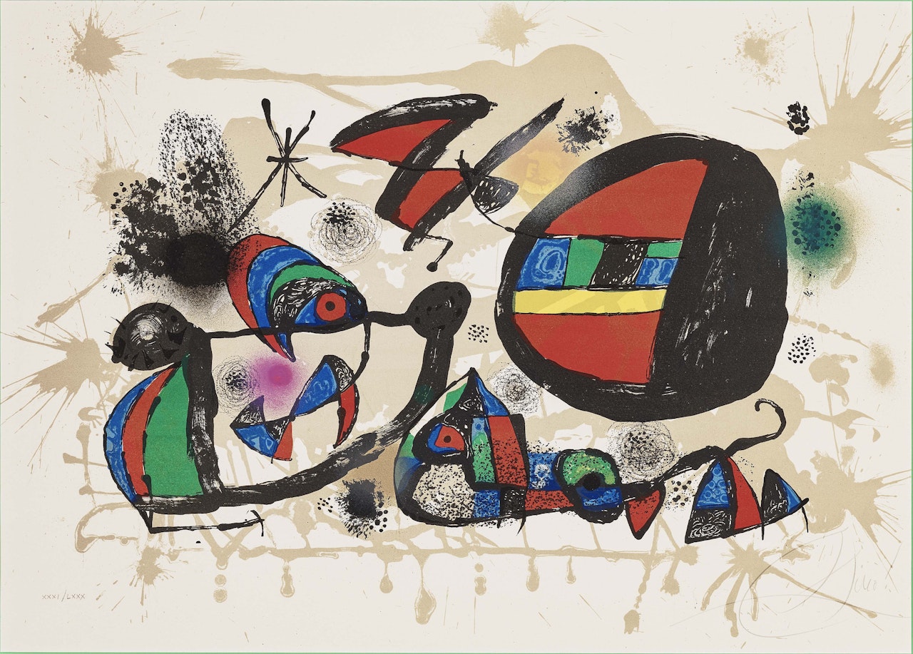 Nid dAlouettes by Joan Miró