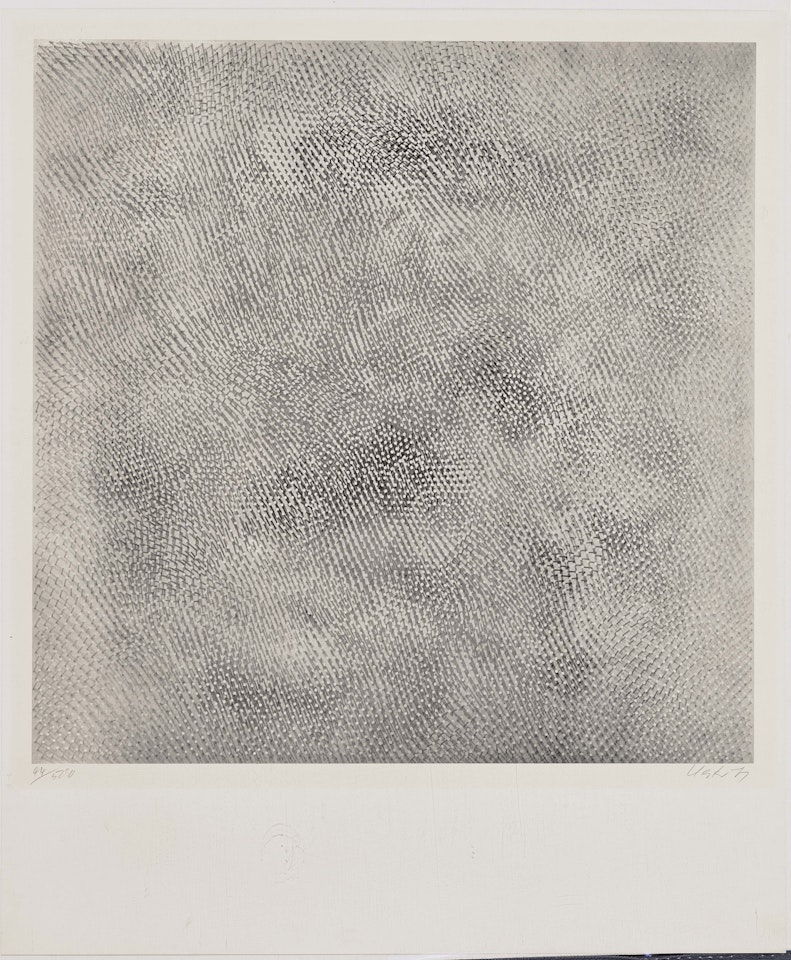 Untitled. (Nail image) by Günther Uecker