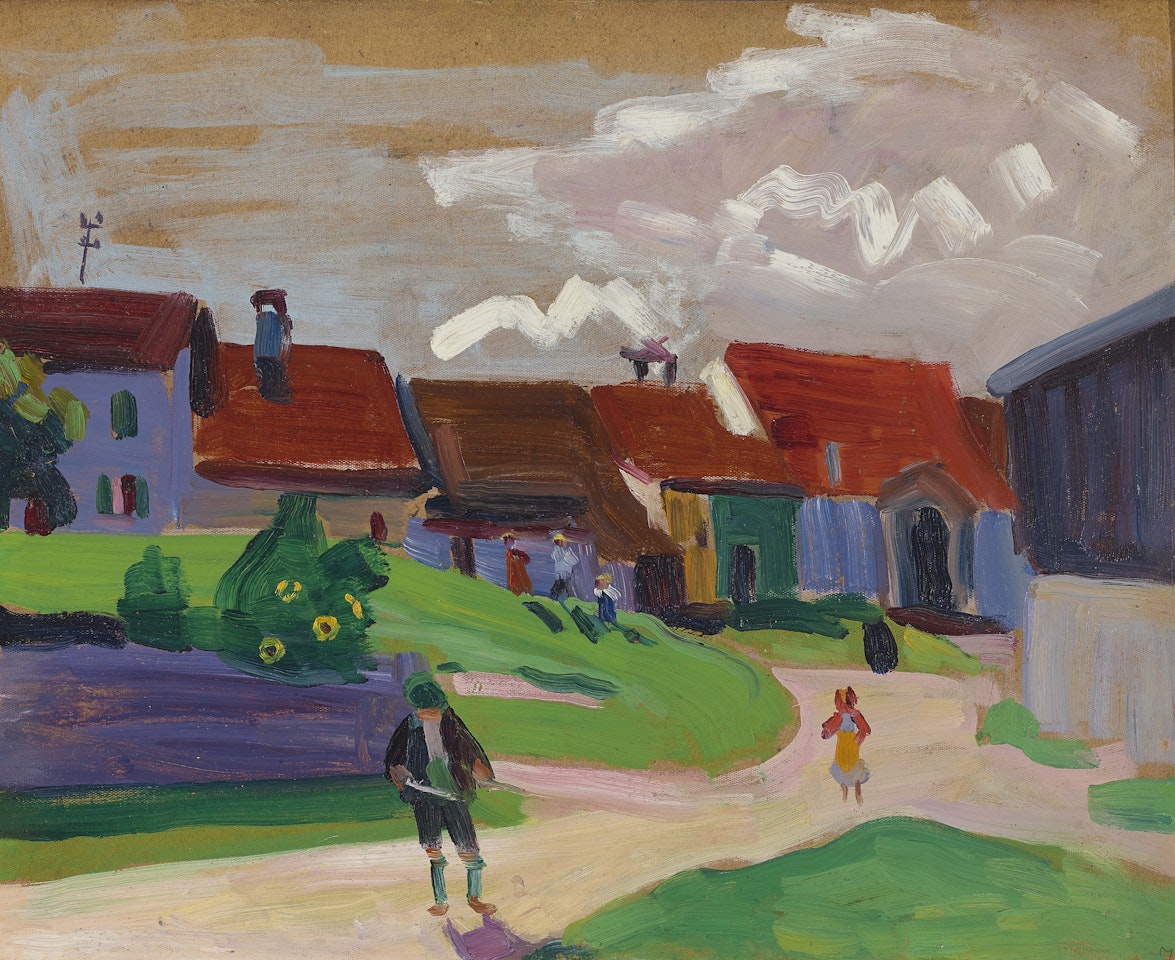 Village Street by Gabriele Münter