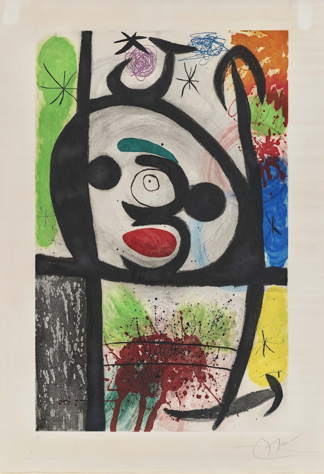 La Femme Toupie by Joan Miró
