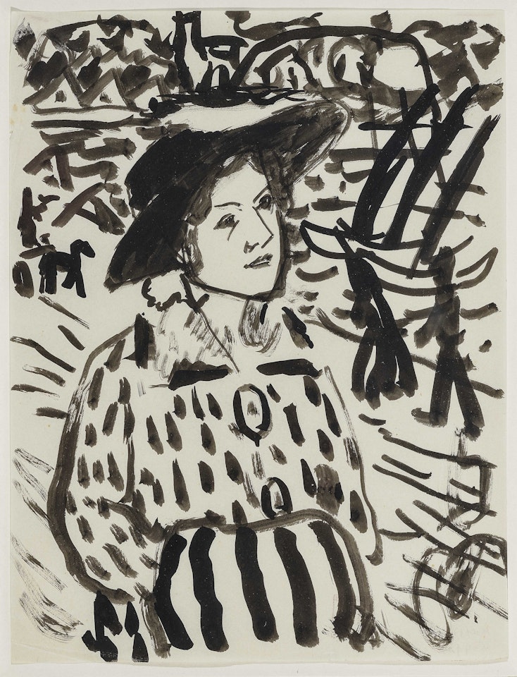 Girl at the Lake by Gabriele Münter
