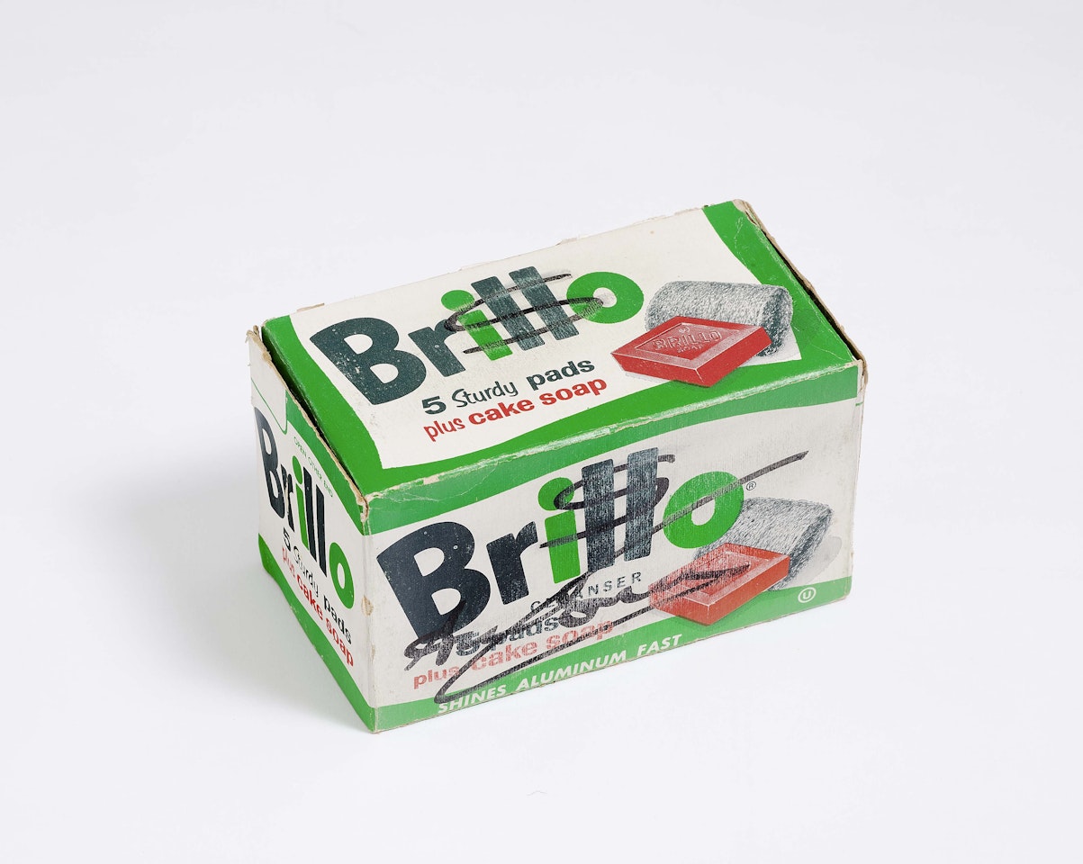 Brillo Box - 5 Sturdy Pads plus Cake Soap by Andy Warhol
