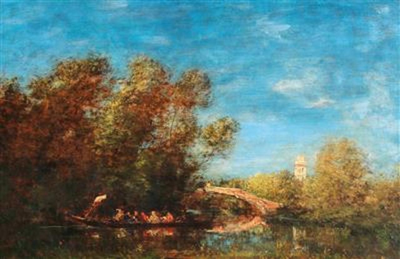 Les Jardins de Venise by Félix Ziem