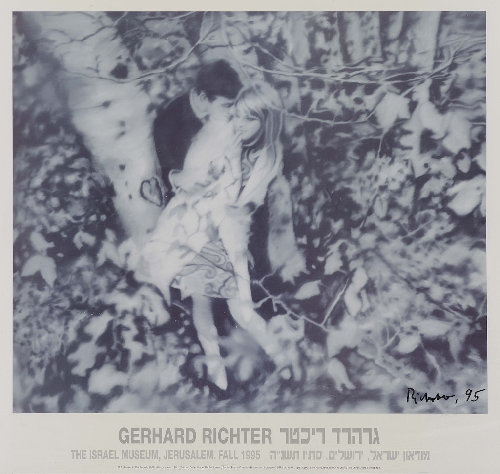 Lovers in the Forest by Gerhard Richter