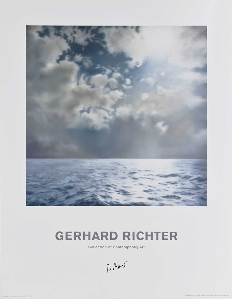 Seascape (contre-jour). Abstract picture. (Collection of Contemporary Art). by Gerhard Richter