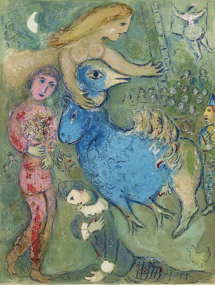 Cirque Lithographies originales de Marc Chagall by Marc Chagall