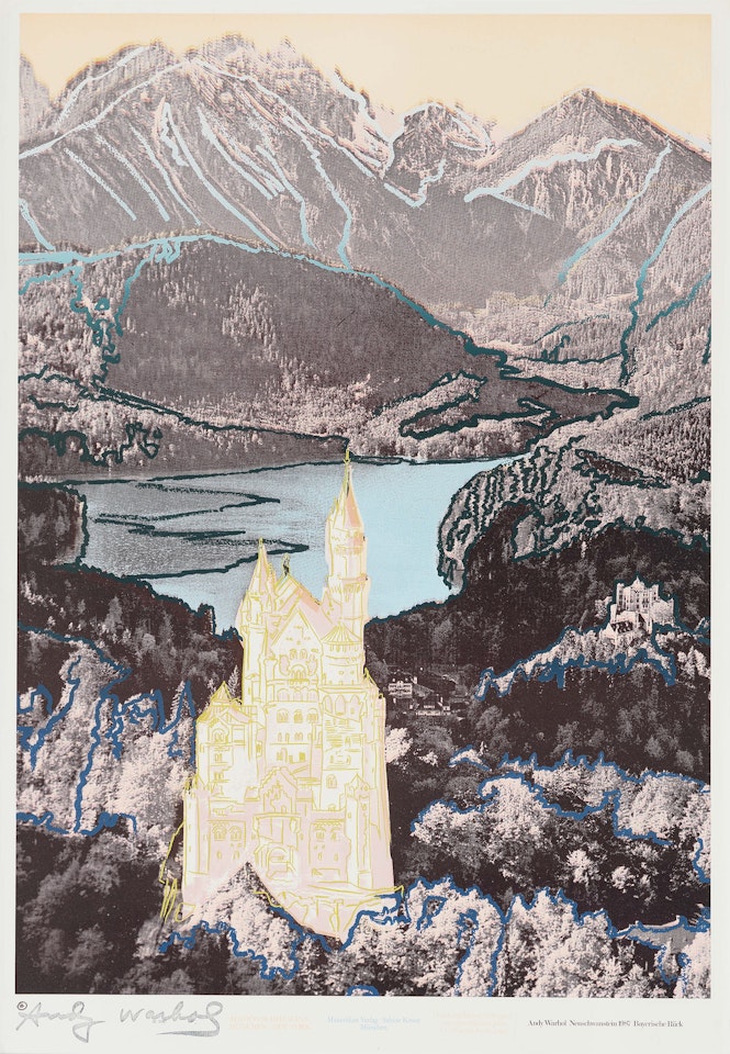 Neuschwanstein Castle by Andy Warhol