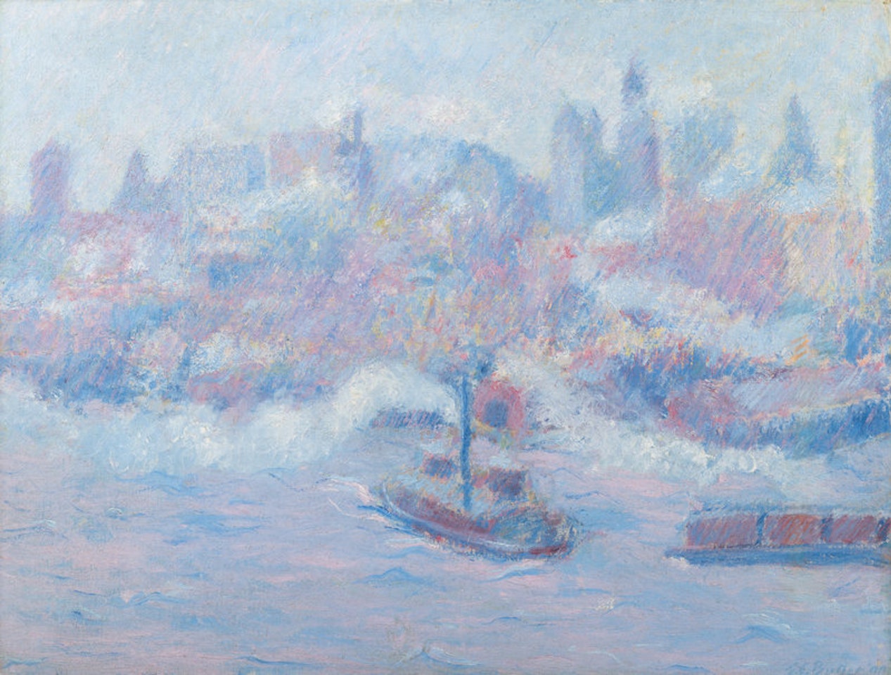 East River by Theodore Earl Butler
