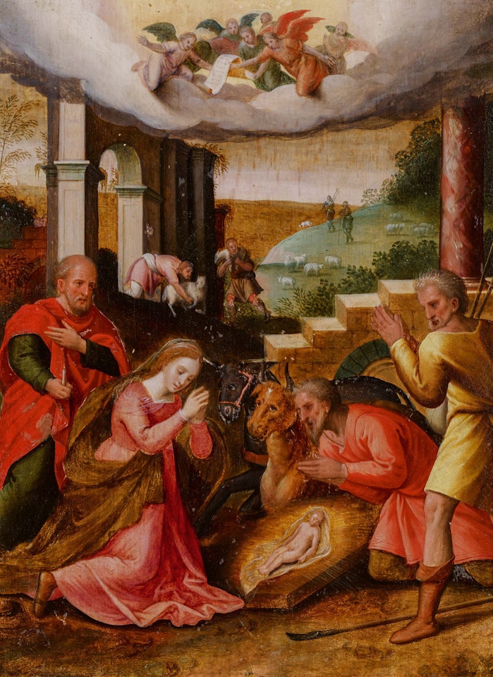 Adoration of the Shepherds. by Flemish School