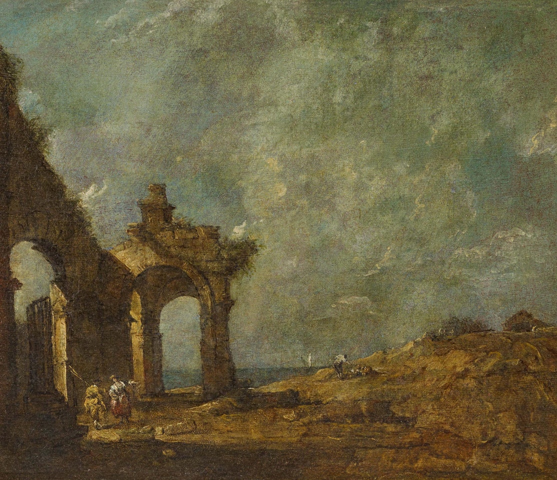 Capriccio. by Francesco Guardi