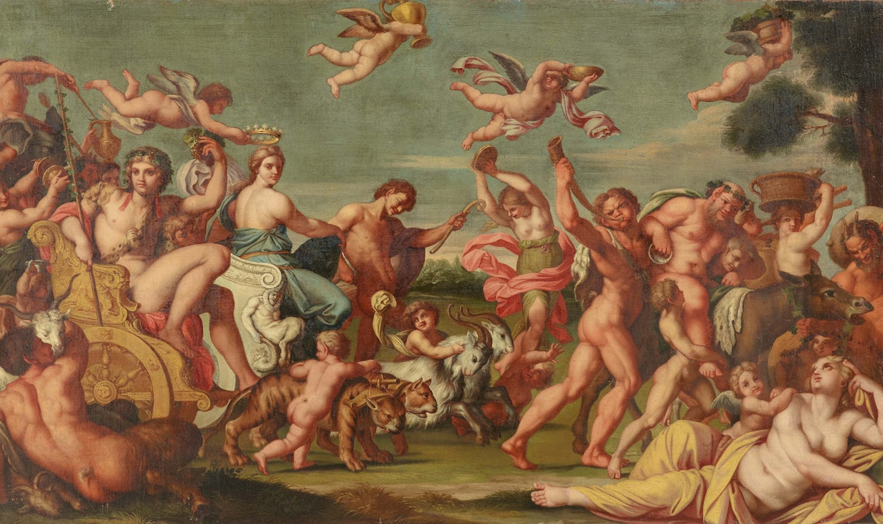 The Triumph of Bacchus by Italian School