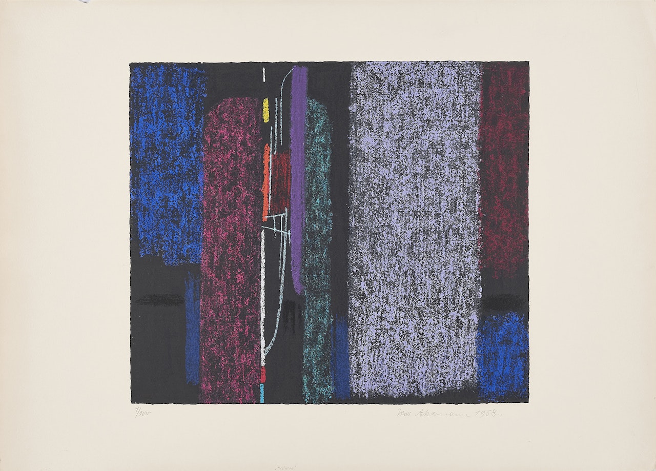Noturno. by Max Ackermann