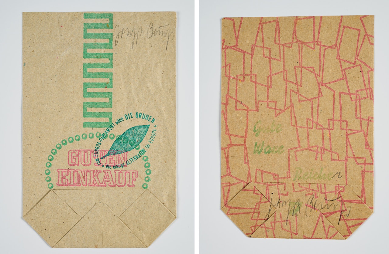 DDR-Tüten (Guten Einkauf). by Joseph Beuys