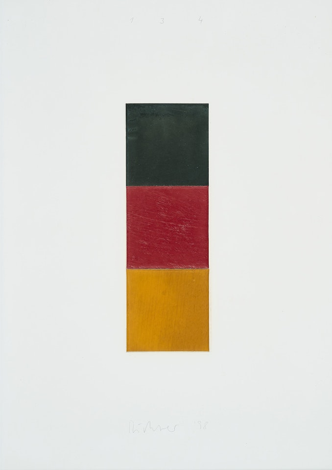 Black, Red, Gold I by Gerhard Richter