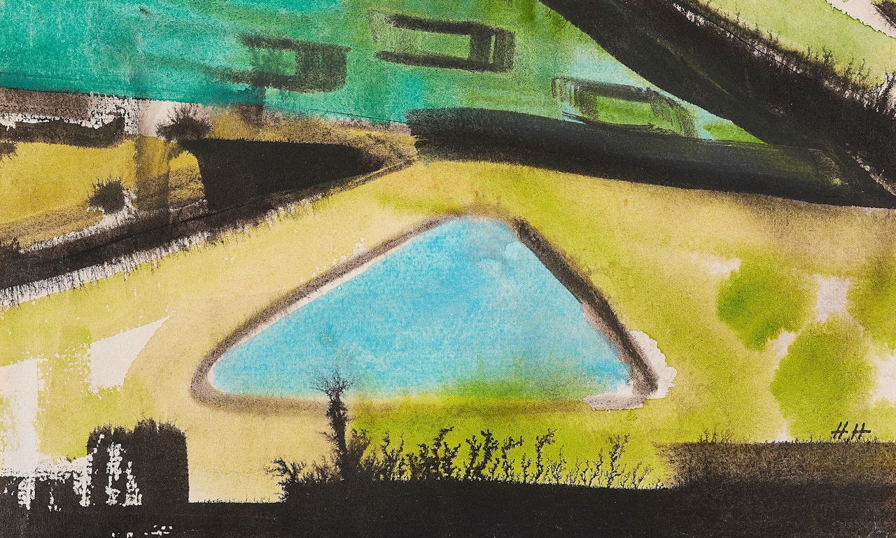 See im Park by Hannah Höch
