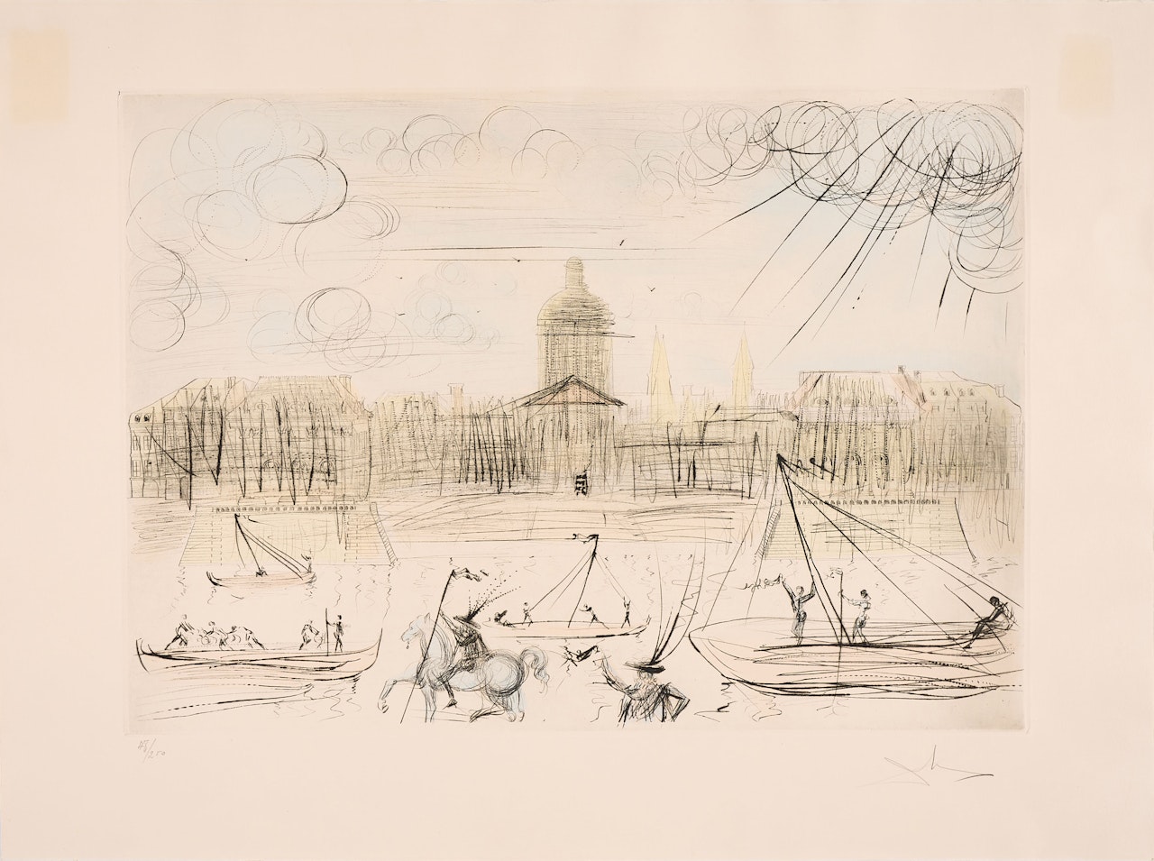 The Paris Academy by Salvador Dali
