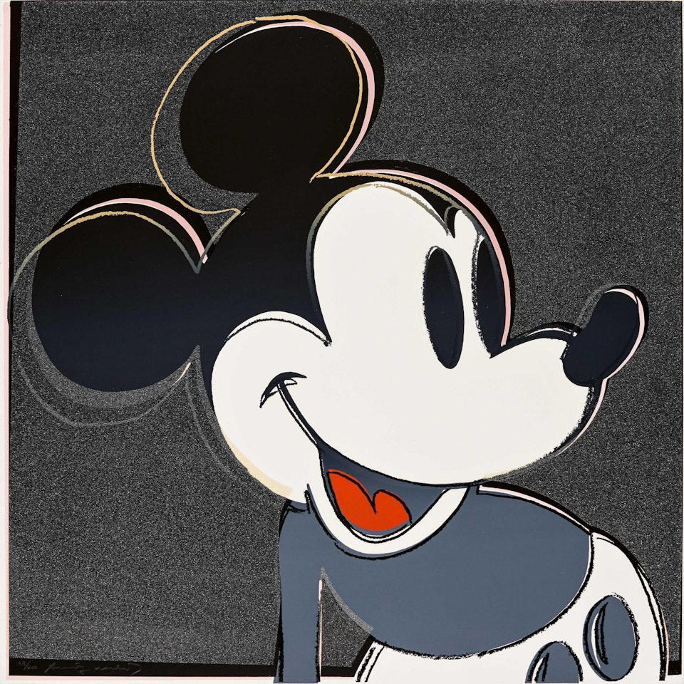 Mickey Mouse. From: Myths. by Andy Warhol