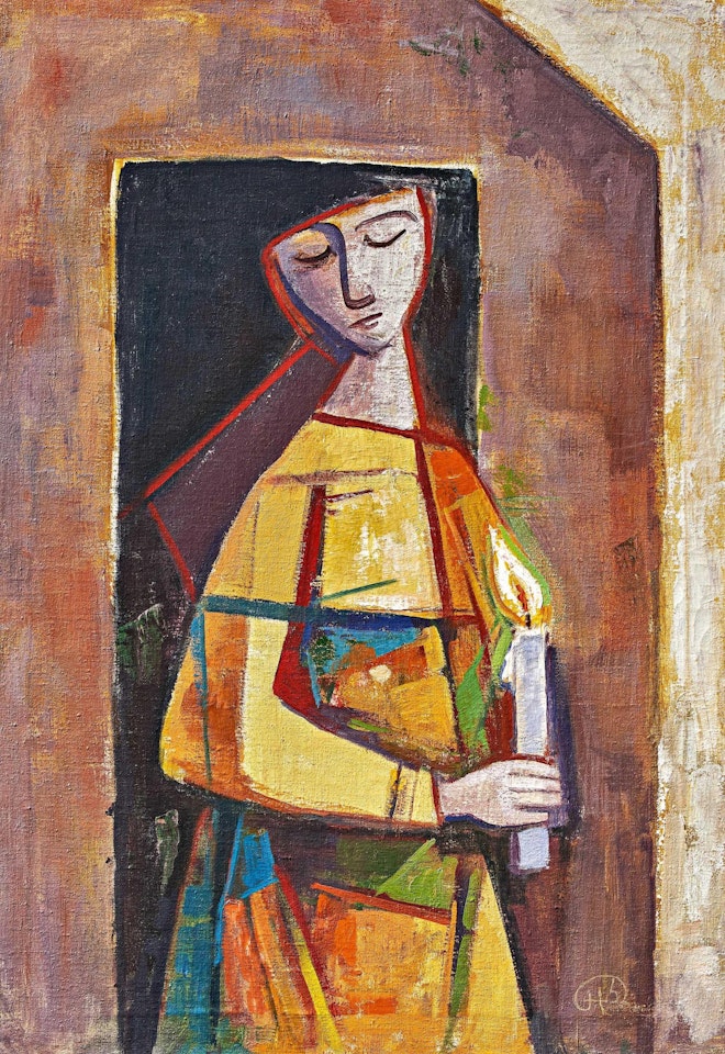 "Nocturno". by Karl Hofer