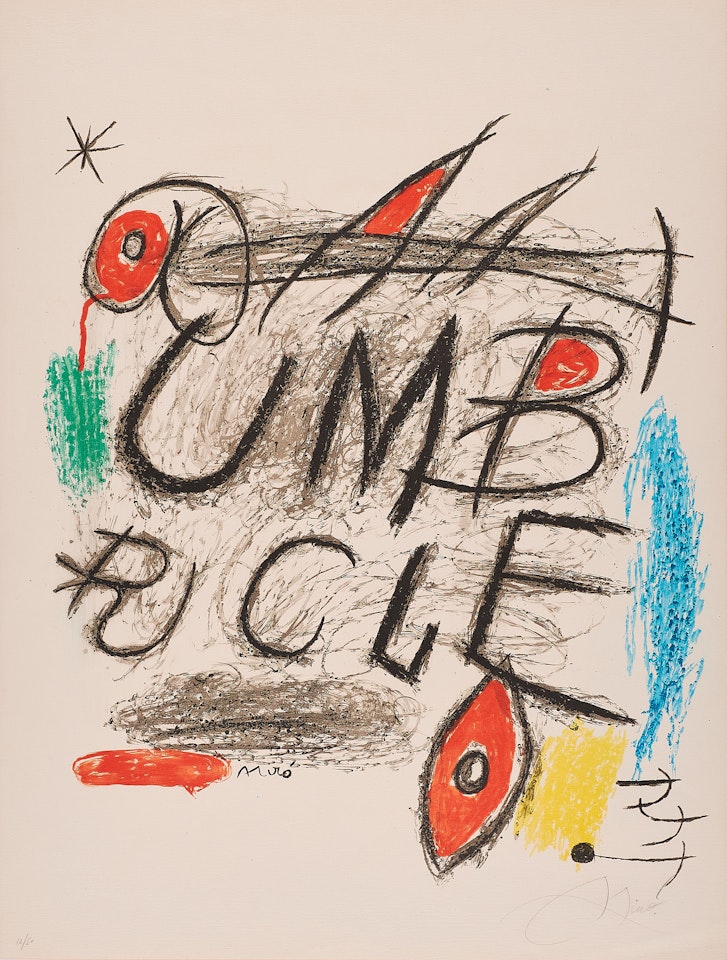 Plakat für den Film Umbracle by Joan Miró