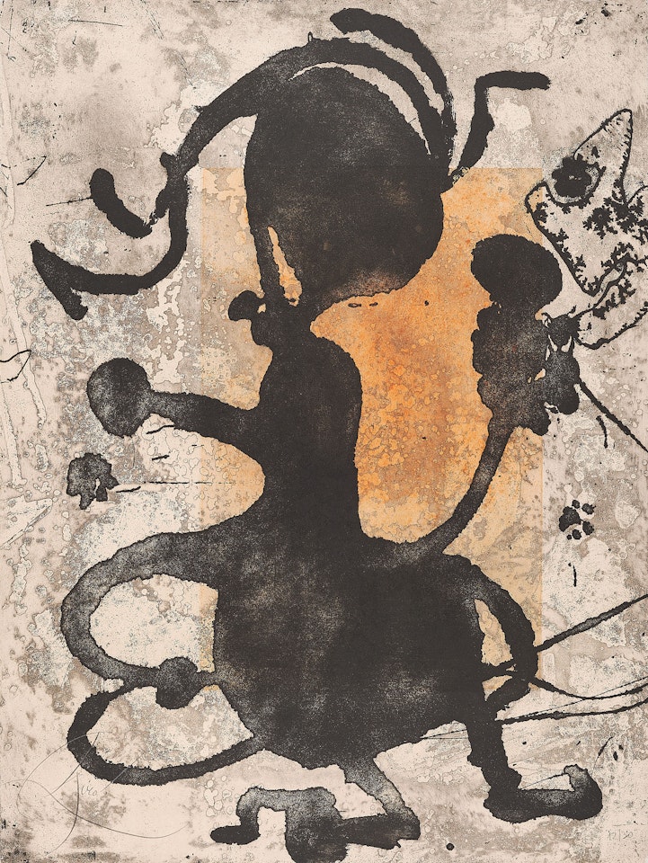 Rupestres II. by Joan Miró