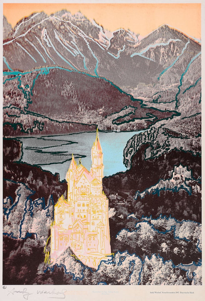 Neuschwanstein - Bavarian Re. by Andy Warhol