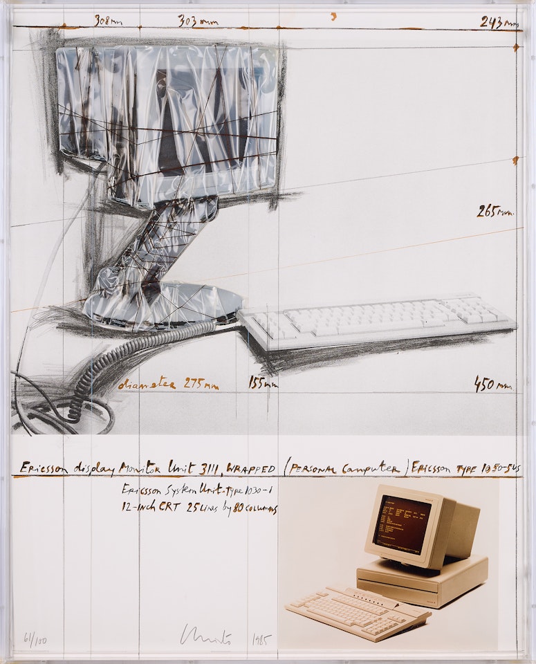 Ericsson Display Monitor Unit 3111, Wrapped, Project for Personal Computer by Christo