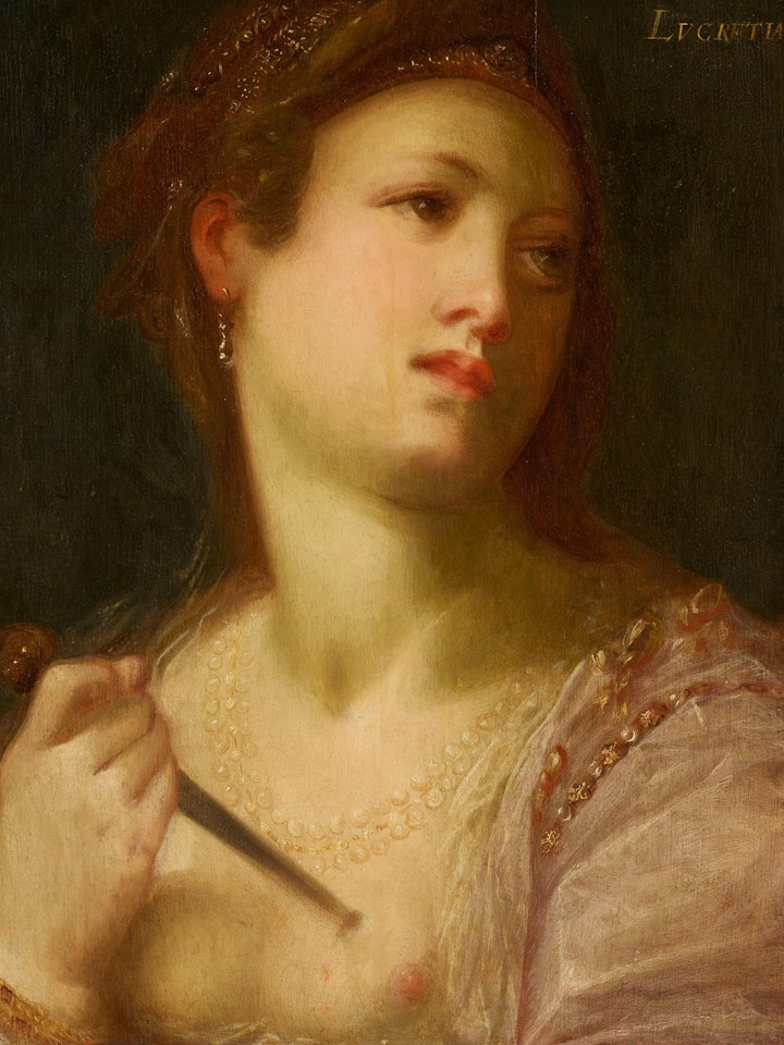 The Suicide of Lucretia by German School
