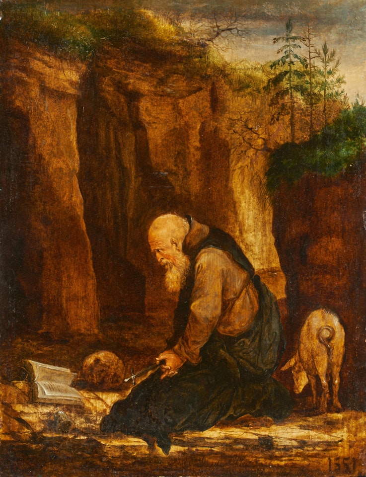 Saint Anthony by German School