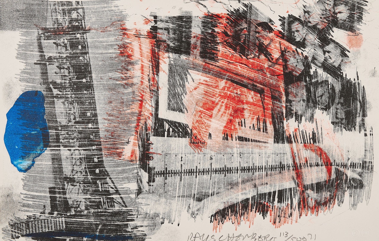 Sub-Total (From: Stoned Moon Series) by Robert Rauschenberg