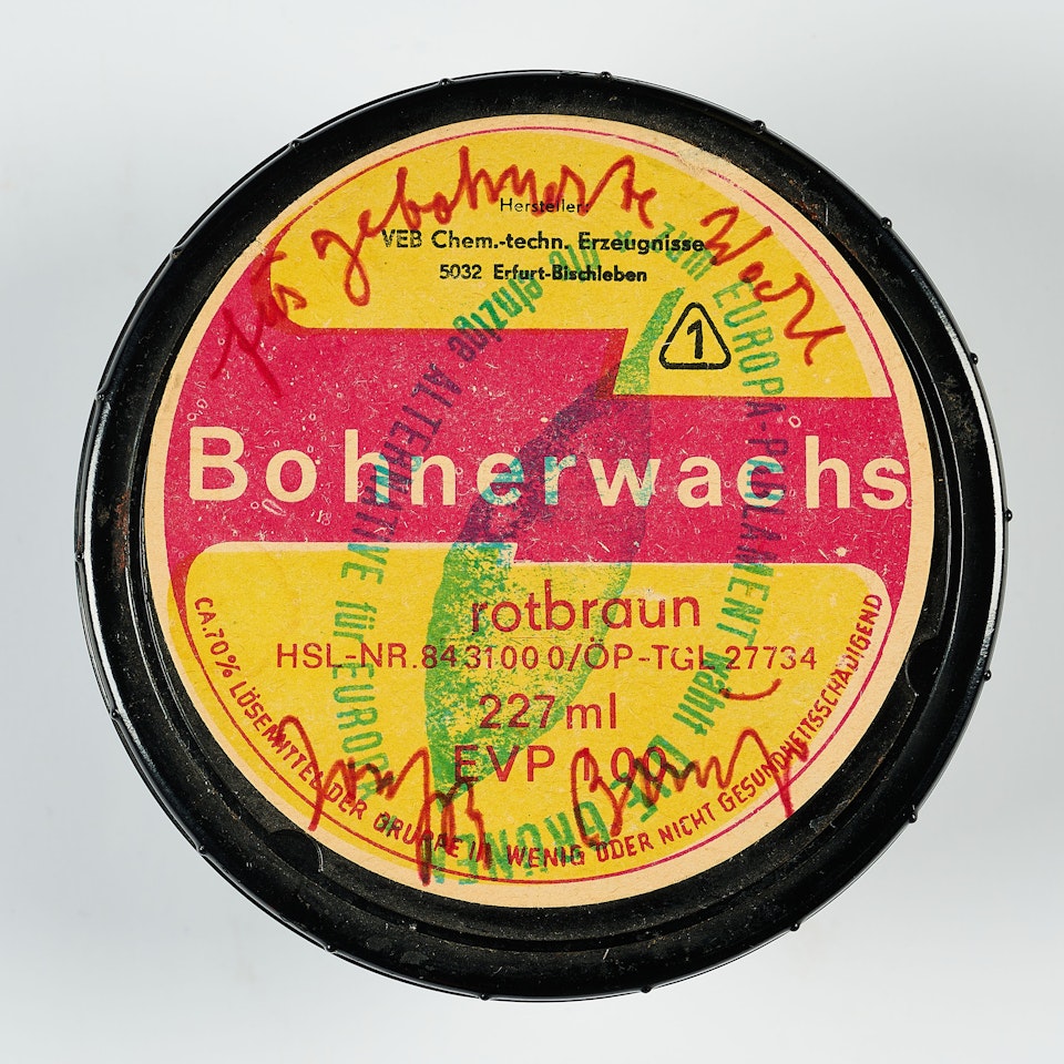 1 economic value (floor wax) by Joseph Beuys