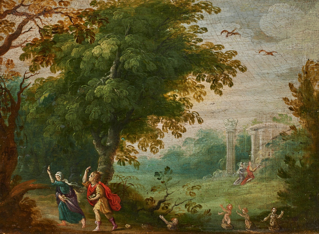 Deucalion and Phyrra by Flemish School