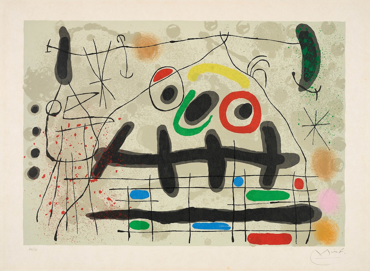 From: Le Lézard aux Plumes d"Or. by Joan Miró
