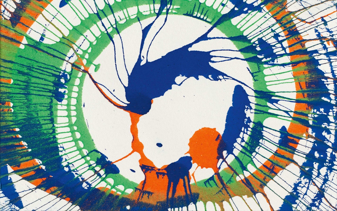 Untitled (War Child Spin Painting) by Damien Hirst