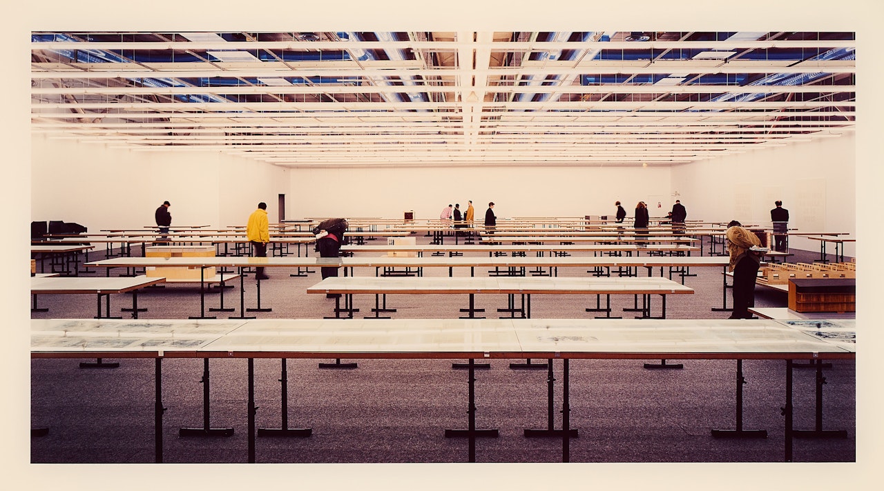 Centre Georges Pompidou (for Parkett 44). by Andreas Gursky