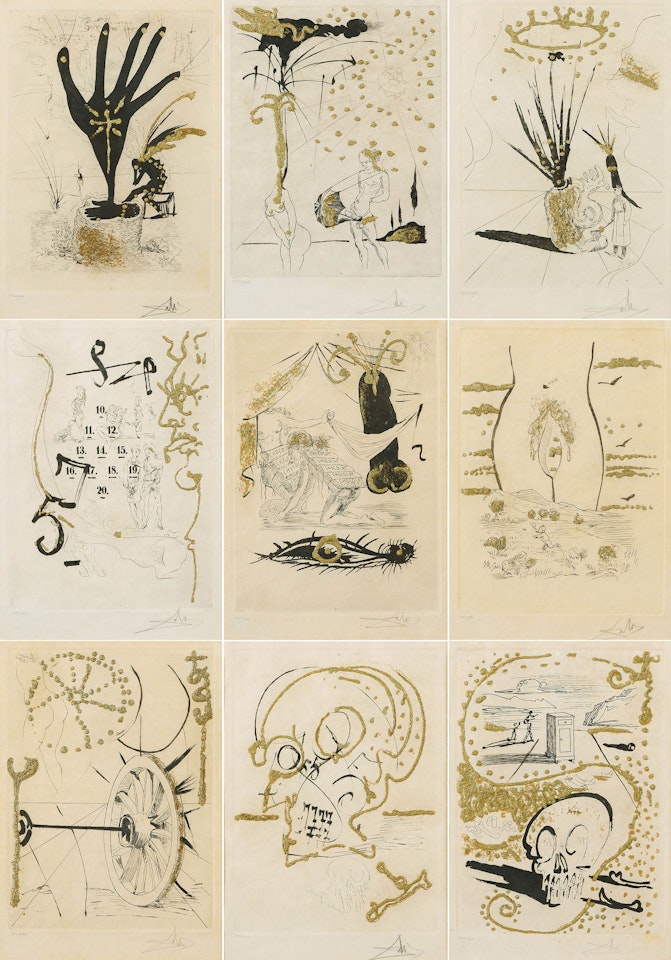 Les Amours Jaunes. by Salvador Dali