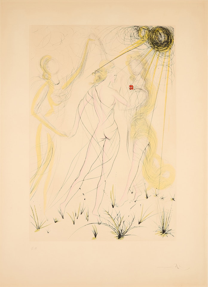 Le Printemps (From: Suite mythologique nouvelle) by Salvador Dali