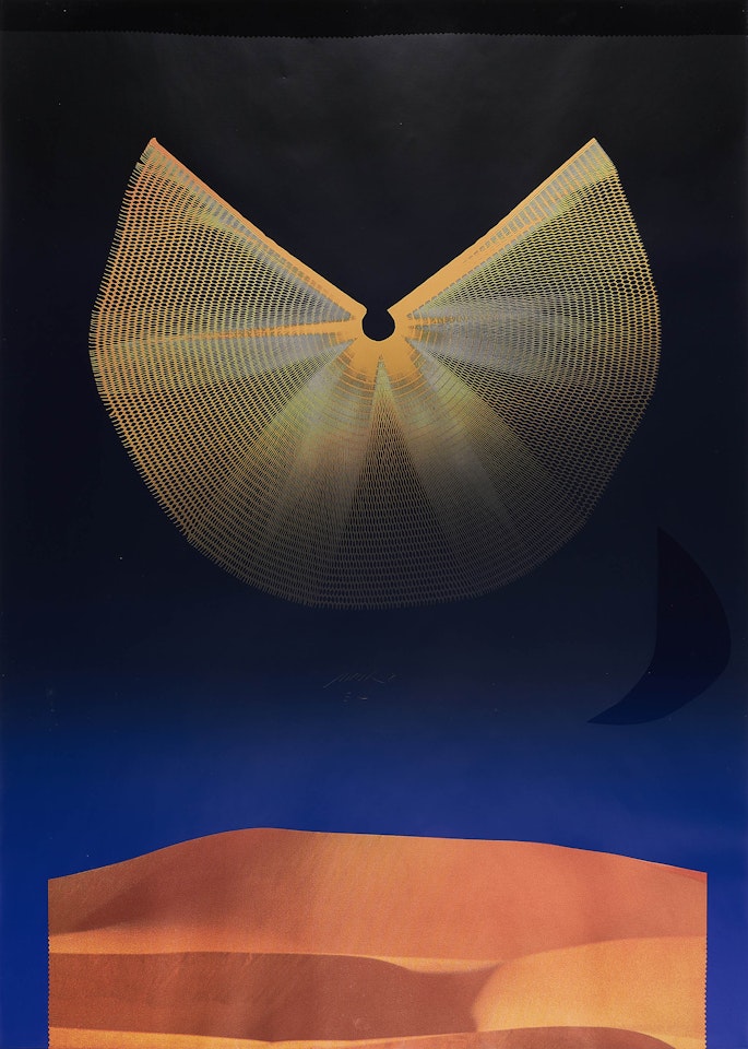  The night of the desert by Heinz Mack