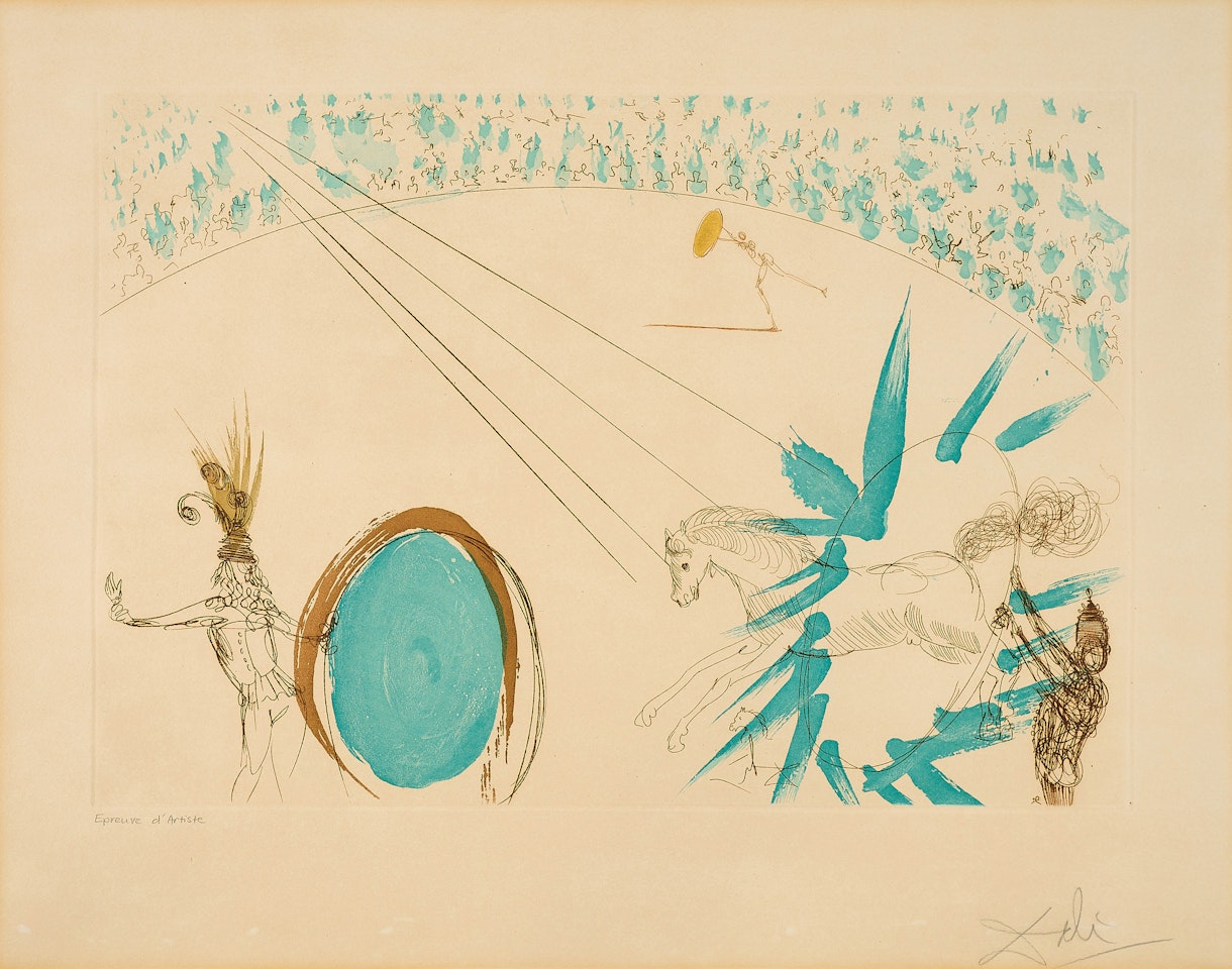 Manège (From: Le Cirque) by Salvador Dali
